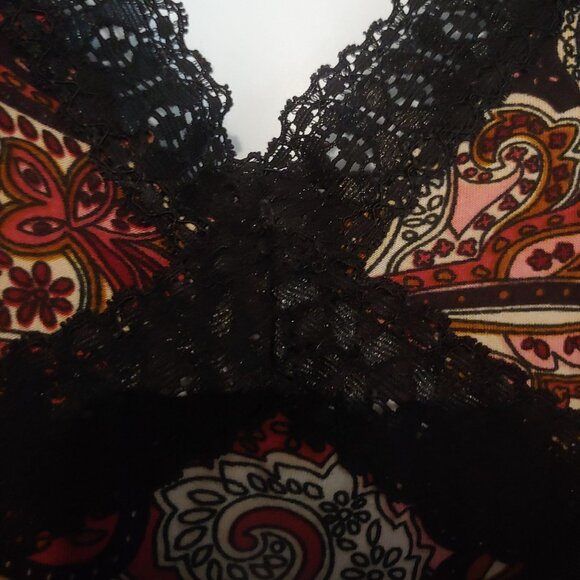 MKM Designs Vintage Babydoll Empire Waist Whimsygoth Fairy Moody Boho Top M Y2k - Picture 9 of 14